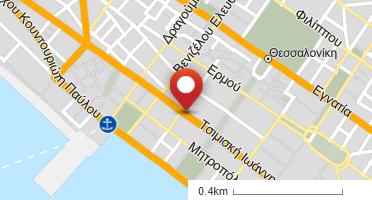 Location of business on map