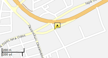 Location of business on map