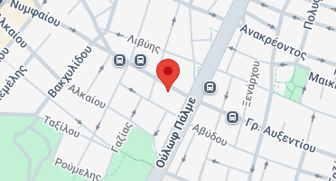 Location of business on map