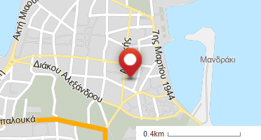 Location of business on map