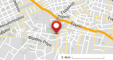 Location of business on map