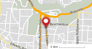 Location of business on map