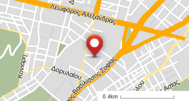 Location of business on map