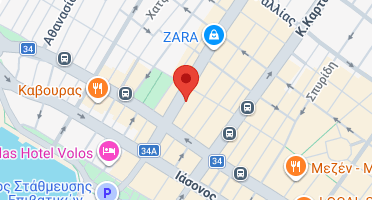Location of business on map