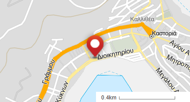 Location of business on map