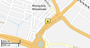 Location of business on map