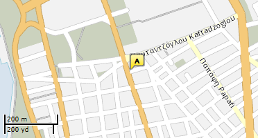 Location of business on map