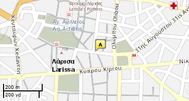 Location of business on map