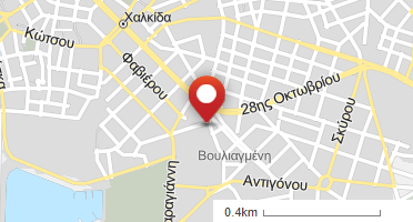 Location of business on map
