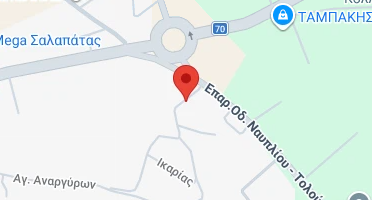Location of business on map
