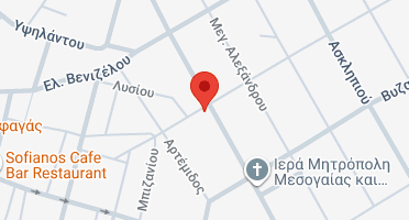 Location of business on map