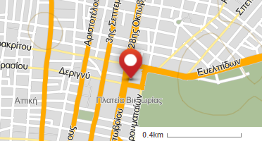 Location of business on map