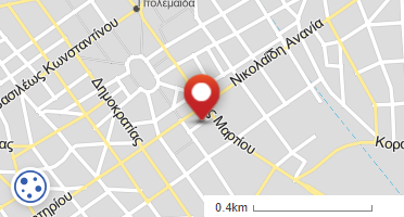 Location of business on map