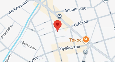 Location of business on map
