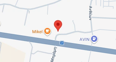 Location of business on map
