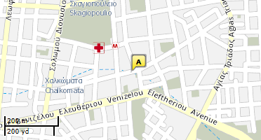 Location of business on map