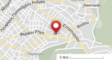 Location of business on map