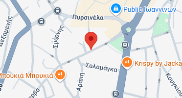 Location of business on map