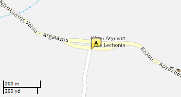 Location of business on map
