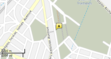 Location of business on map