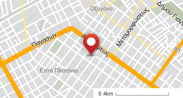 Location of business on map