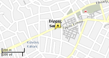 Χάρτης και σημείο της επιχείρησης
