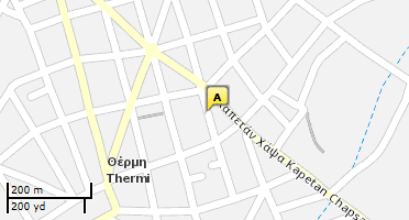 Location of business on map