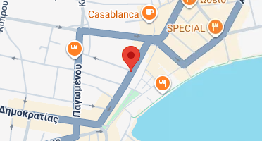 Location of business on map