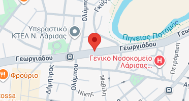 Location of business on map