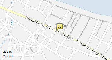 Location of business on map