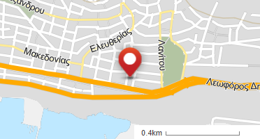 Location of business on map