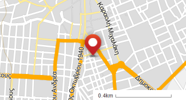 Location of business on map