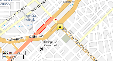 Location of business on map