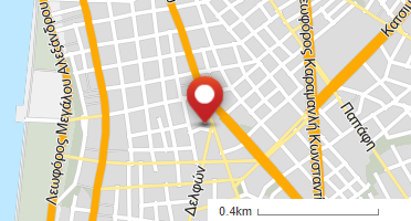 Location of business on map