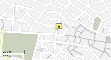 Location of business on map