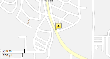 Location of business on map