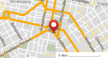 Location of business on map