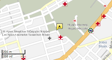 Χάρτης και σημείο της επιχείρησης