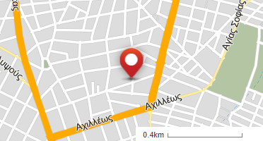 Location of business on map