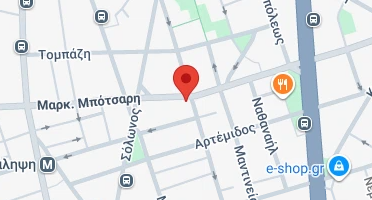 Location of business on map