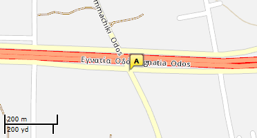 Location of business on map