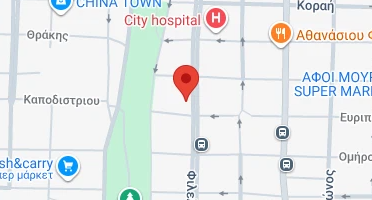 Location of business on map
