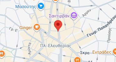 Location of business on map