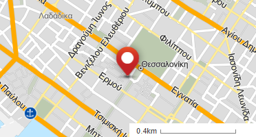 Location of business on map