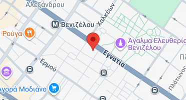 Location of business on map