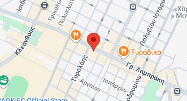 Location of business on map
