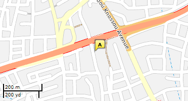 Location of business on map