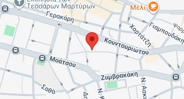 Location of business on map