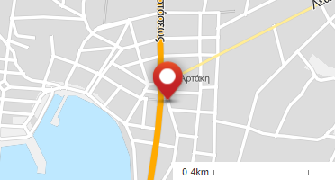 Location of business on map