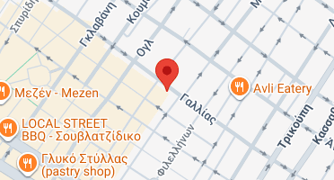 Location of business on map